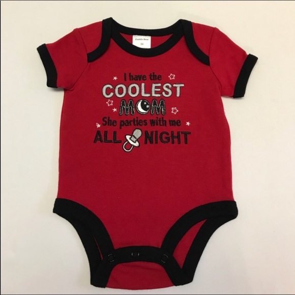 “I Have The Coolest Mom...” Onesie - Picture 2 of 6
